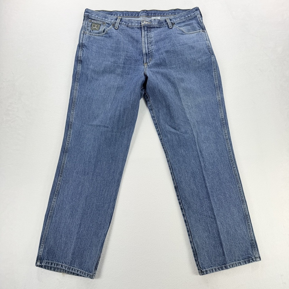 Cinch Jeans Mens 40x32 Blue Relaxed Straight Leg Denim Cinch Up Cowboy Western